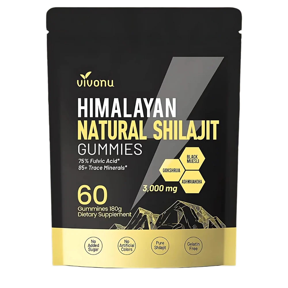 Gomitas de Shilajit naturales del Himalaya