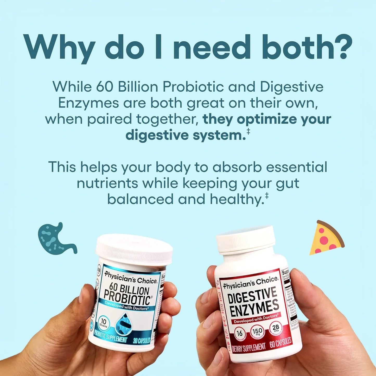 Dúo avanzado para la salud intestinal
