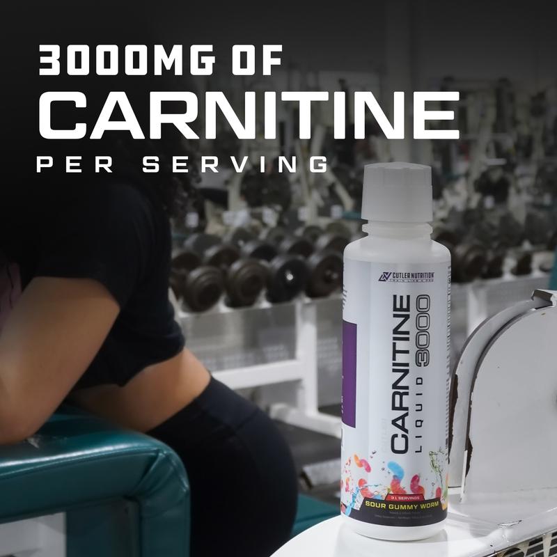 Suplemento líquido de carnitina | Sabor a gusano de gomita ácida
