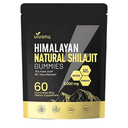 Gomitas de Shilajit naturales del Himalaya