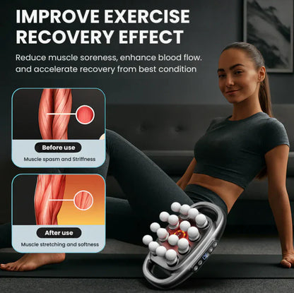 16 Head Massager — Deep Tissue with 30 Levels & Modes