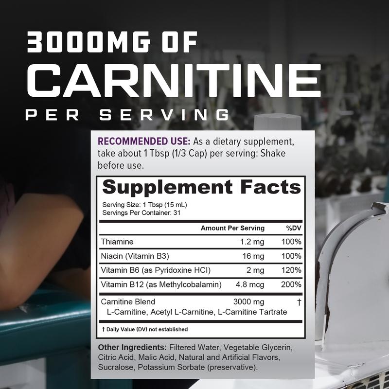Carnitine Liquid Supplement | Sour Gummy Worm Flavor