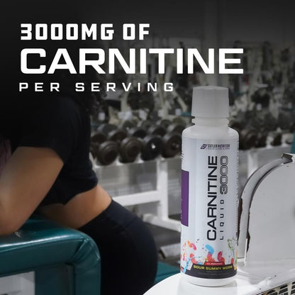 Carnitine Liquid Supplement | Sour Gummy Worm Flavor